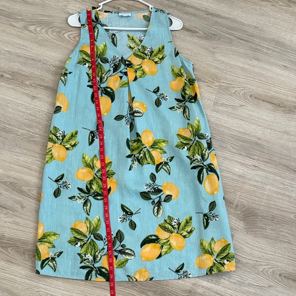 Linen J.Jill lemon 🍋 Dress S - Picture 7 of 12